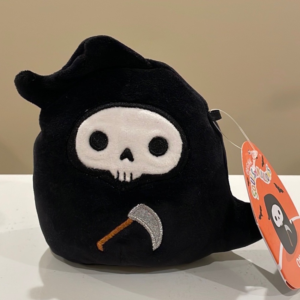 ⚡️NWT 4.5” Otto the Grim Reaper Halloween Squishmallow